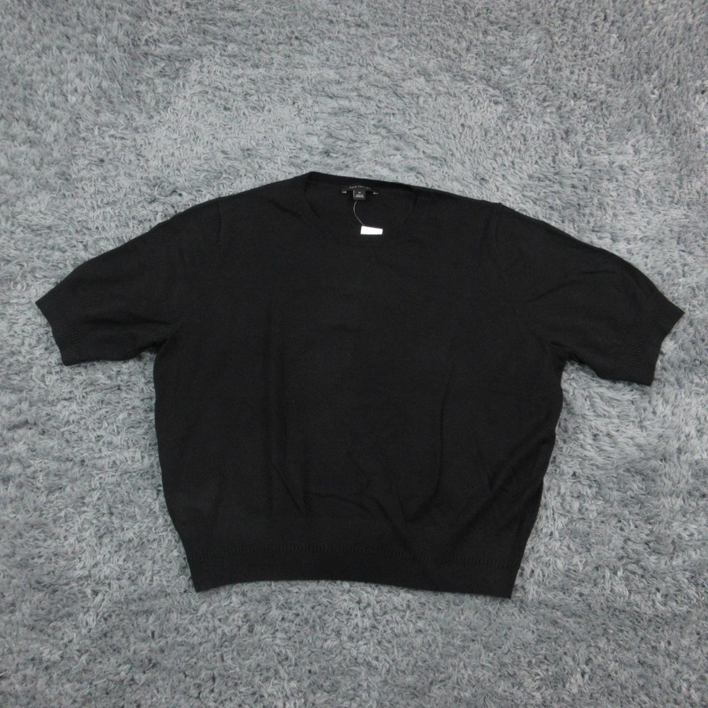 Ann Taylor Black Crew Neck Sweater